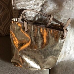 Gold Michael kors bag